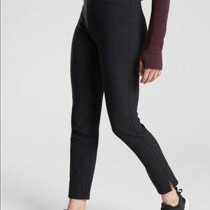 NWT Athleta Sz 8 Wander Slim Black Ankle Pant